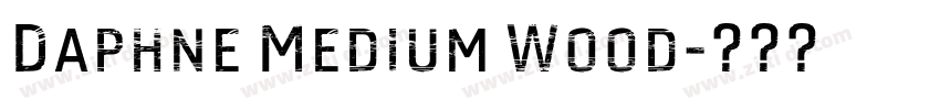 Daphne Medium Wood字体转换